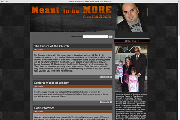 Scott V. Connelly Blog Site